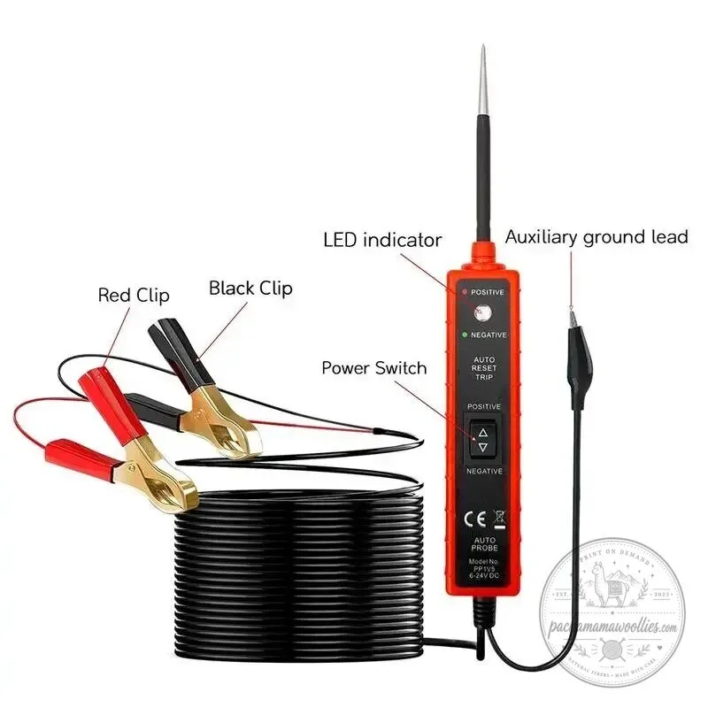 Automotive Circuit Tester 6-24V DC Car Electrical System Diagnostic Tool 14 Automotive Circuit Tester 6-24V DC Car Electrical System Diagnostic Tool