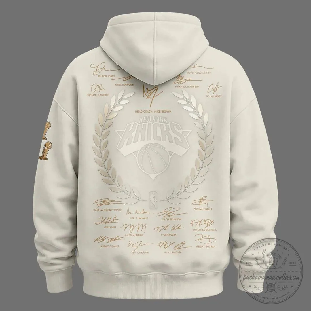 New York Knicks 2026 NBA Finals Champions Team Signatures Hoodie 4 New York Knicks 2026 NBA Finals Champions Team Signatures Hoodie