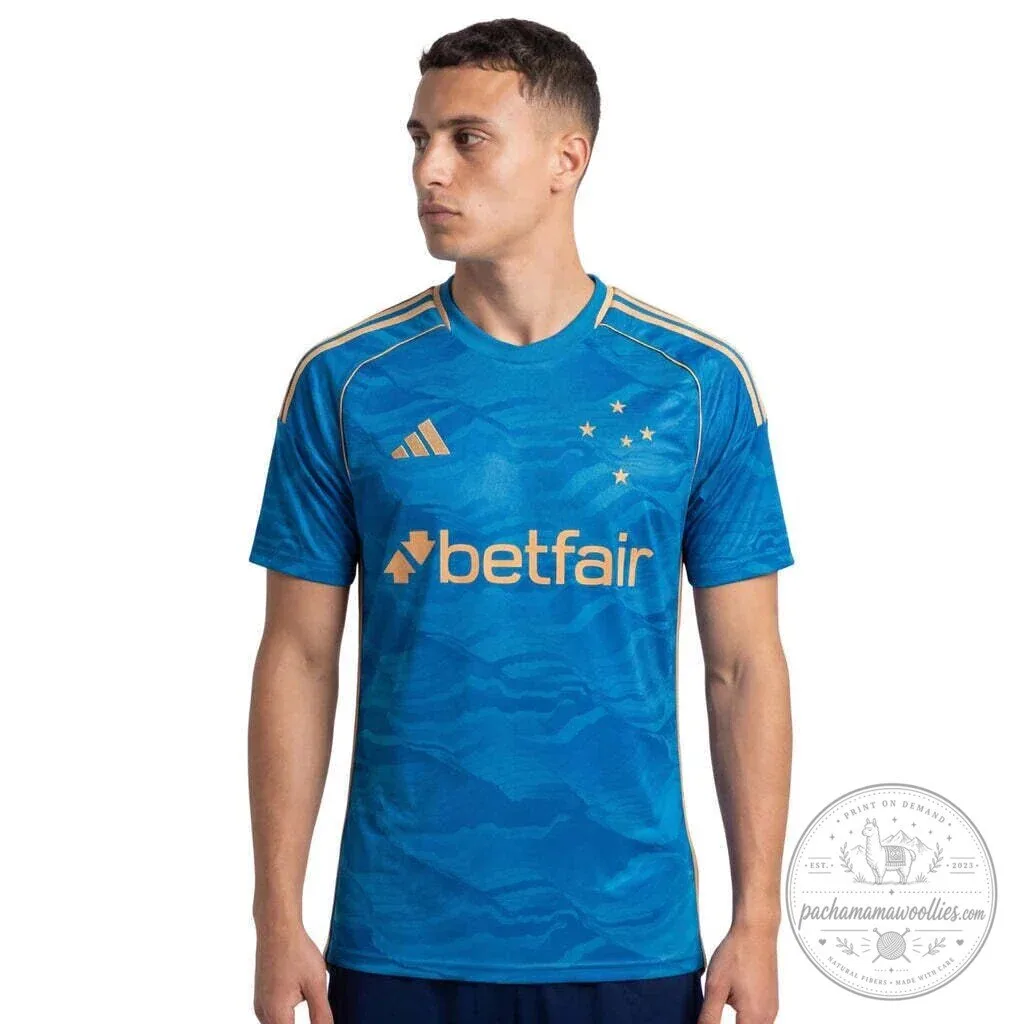 Cruzeiro Esporte Clube 2025-2026 Third Kit Fan Football Jersey