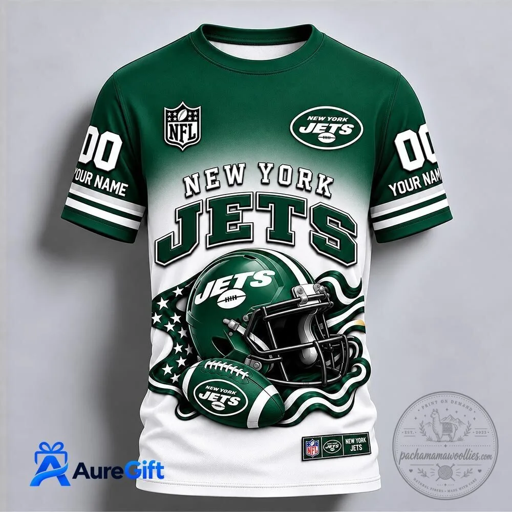 New York Jets NFL Football Team Personalized Fan T-Shirt