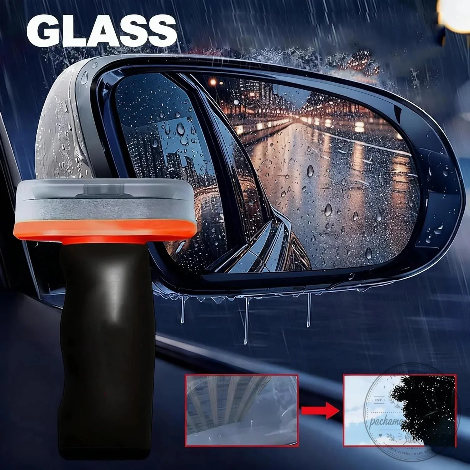 Automotive Glass Oil Film Cleaner with Sponge Applicator for Car Windshield Cleaning 8 Automotive Glass Oil Film Cleaner with Sponge Applicator for Car Windshield Cleaning
