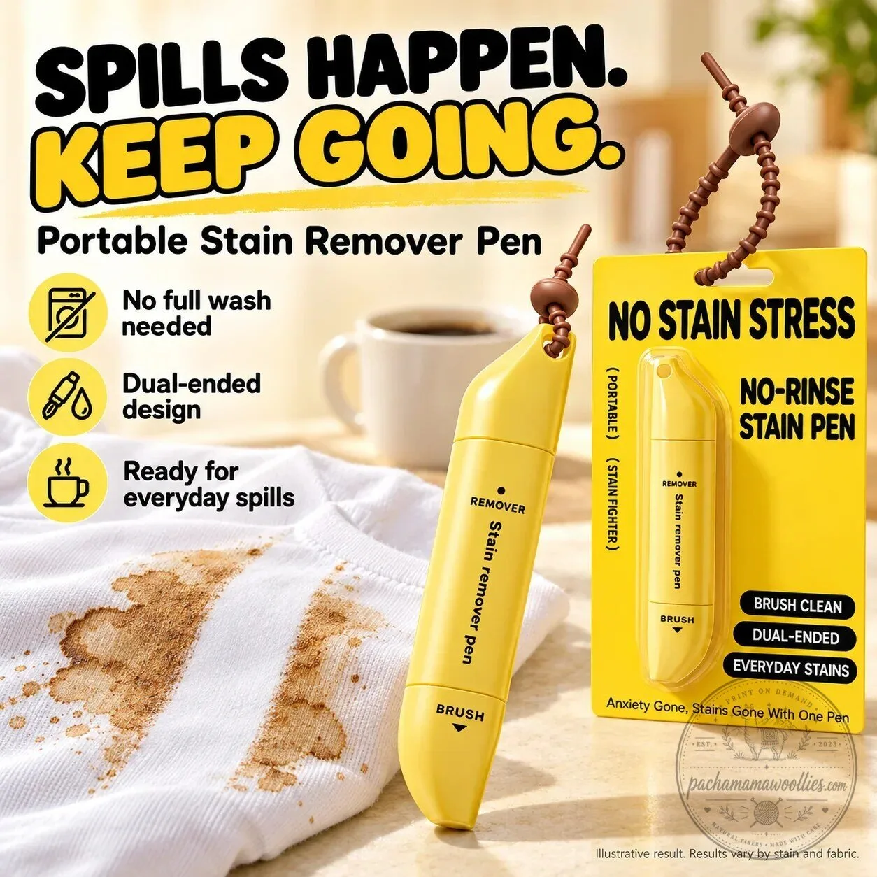 Portable Dual-Head Stain Remover Pen for Instant Waterless Stain Cleaning 15 Portable Dual-Head Stain Remover Pen for Instant Waterless Stain Cleaning
