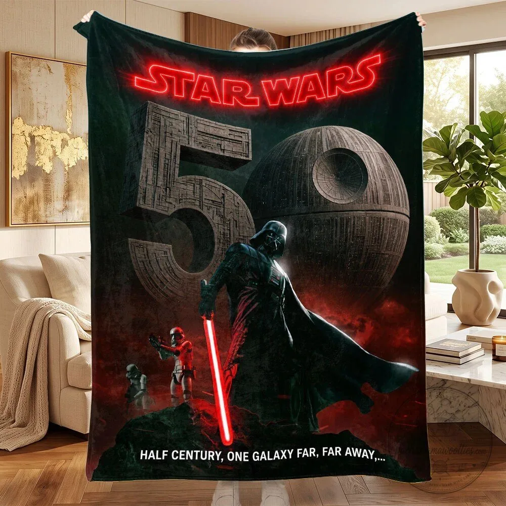 Star Wars Darth Vader 50th Anniversary Half Century One Galaxy Far Away Fleece Blanket 1 Star Wars Darth Vader 50th Anniversary Half Century One Galaxy Far Away Fleece Blanket