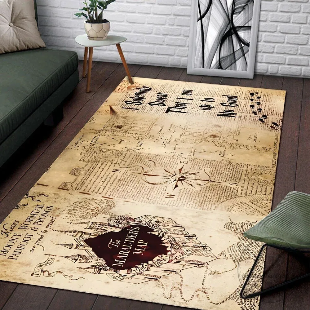 Harry Potter Marauders Map I Solemnly Swear I Am Up To No Good Floor Rug 1 Harry Potter Marauders Map I Solemnly Swear I Am Up To No Good Floor Rug