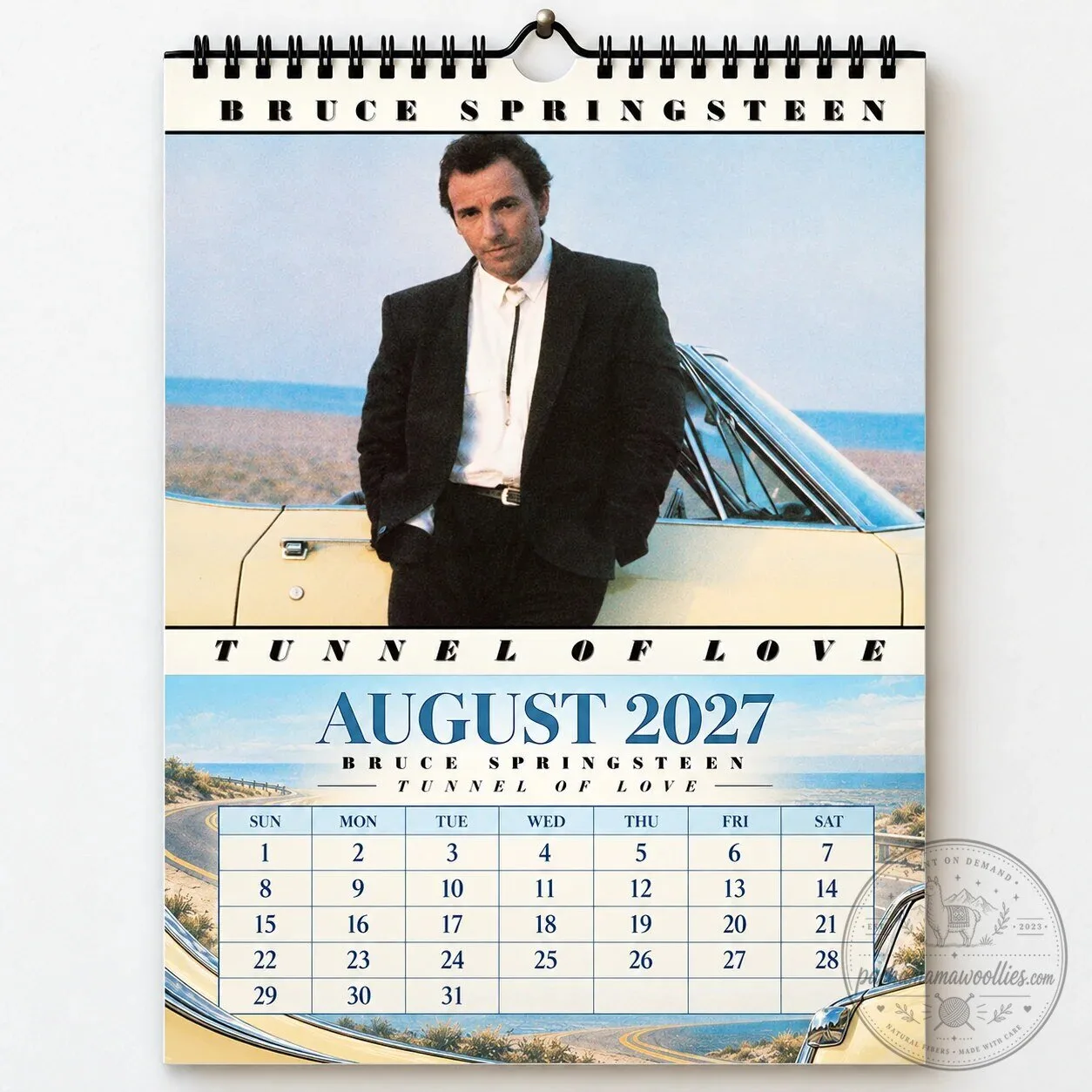Bruce Springsteen 2027 Album Art Wall Calendar - Music Fan Gift & Home Decor 2D 20 Bruce Springsteen 2027 Album Art Wall Calendar - Music Fan Gift & Home Decor 2D