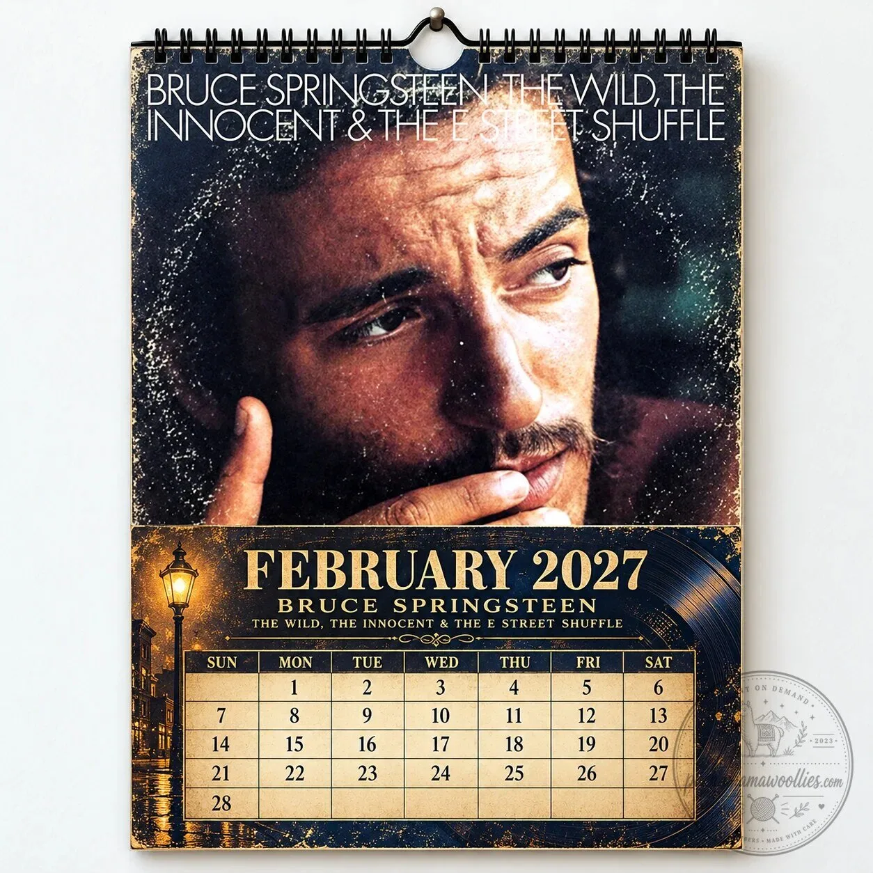 Bruce Springsteen 2027 Album Art Wall Calendar - Music Fan Gift & Home Decor 2D 22 Bruce Springsteen 2027 Album Art Wall Calendar - Music Fan Gift & Home Decor 2D