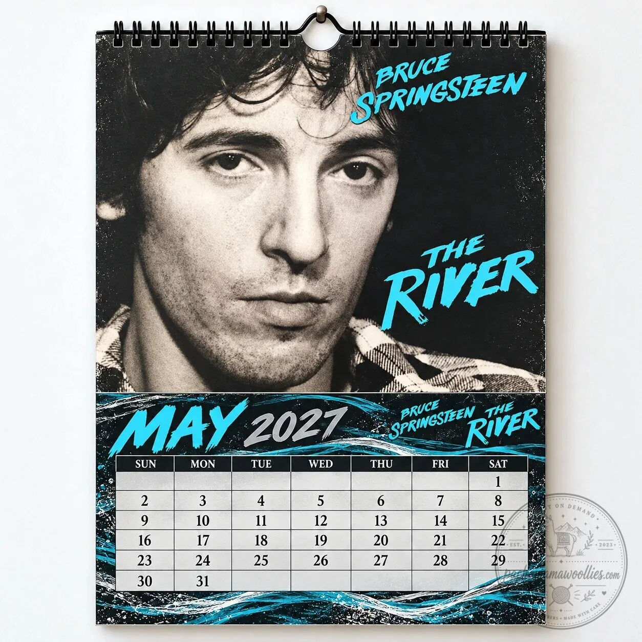 Bruce Springsteen 2027 Album Art Wall Calendar - Music Fan Gift & Home Decor 2D 23 Bruce Springsteen 2027 Album Art Wall Calendar - Music Fan Gift & Home Decor 2D