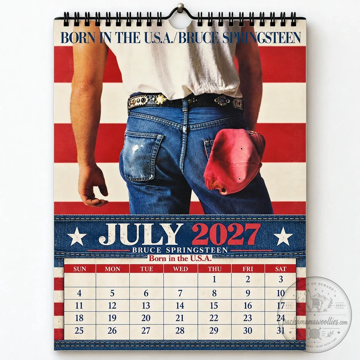 Bruce Springsteen 2027 Album Art Wall Calendar - Music Fan Gift & Home Decor 2D 24 Bruce Springsteen 2027 Album Art Wall Calendar - Music Fan Gift & Home Decor 2D