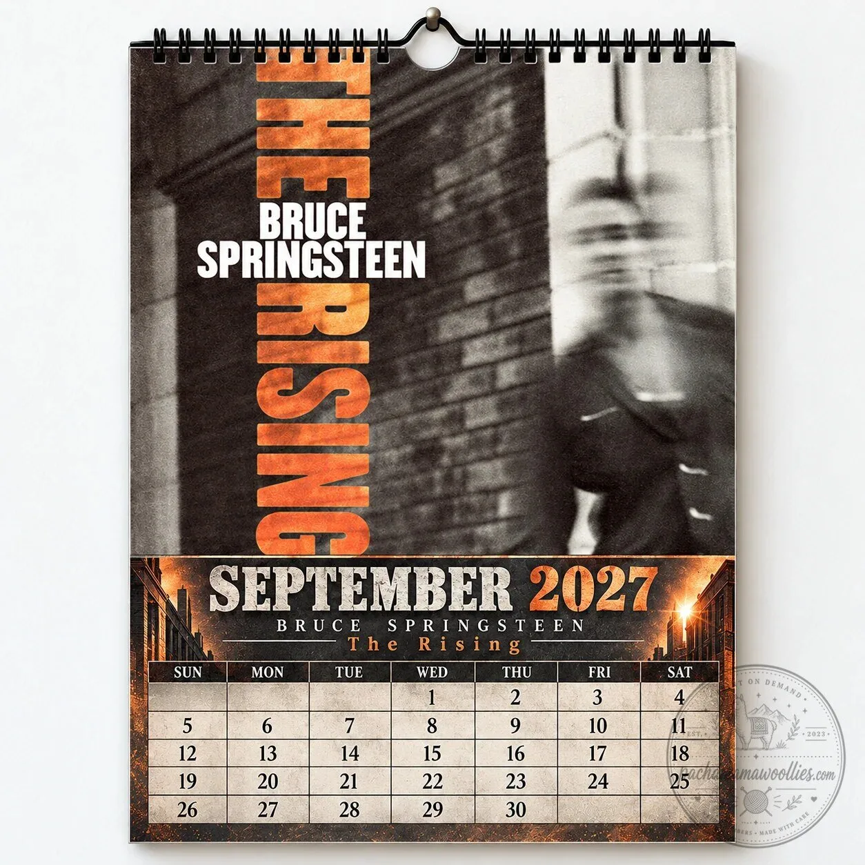 Bruce Springsteen 2027 Album Art Wall Calendar - Music Fan Gift & Home Decor 2D 25 Bruce Springsteen 2027 Album Art Wall Calendar - Music Fan Gift & Home Decor 2D